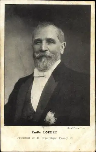 Ak Emile Loubet, President de la Republique Francaise