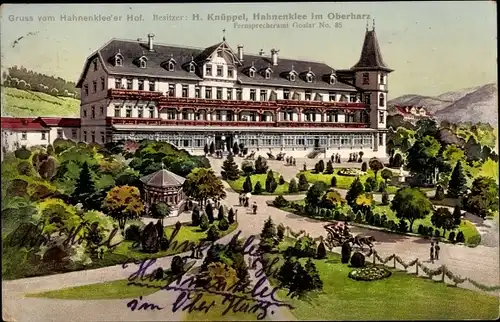 Ak Hahnenklee Bockswiese Goslar im Harz, Hahnenklee'er Hof