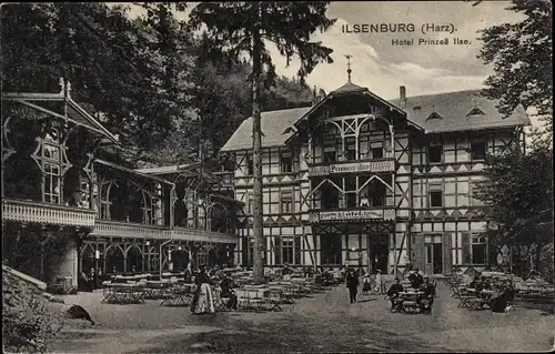 Ak Ilsenburg am Nordharz, Hotel Prinzess Ilse