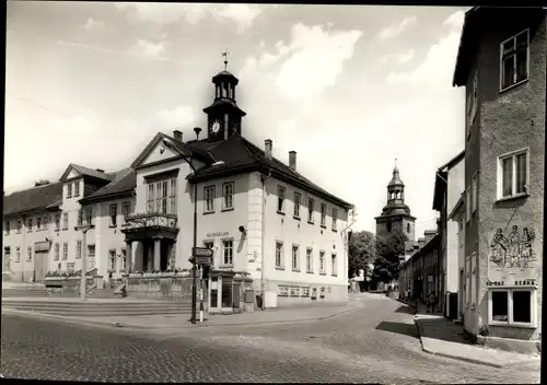 Ak Bad Berka in Thüringen, Rathaus, Ratskeller, Glockenturm