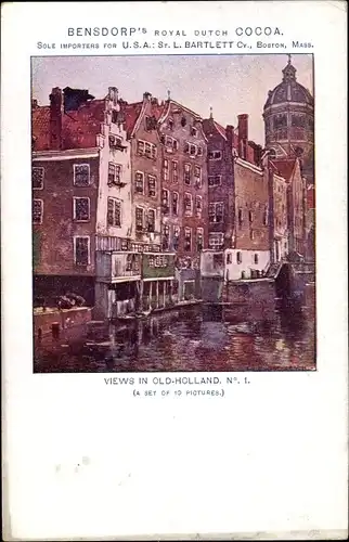 Ak Bensdorp's Royal Dutch Cocoa, Views in Old-Holland