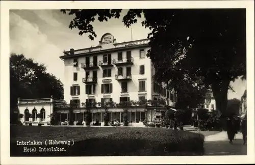 Ak Interlaken Kanton Bern Schweiz, Hotel Interlaken