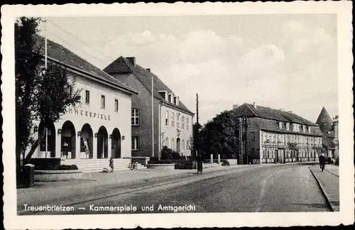 Ak Treuenbrietzen in Brandenburg, Kammerspiele, Amtsgericht