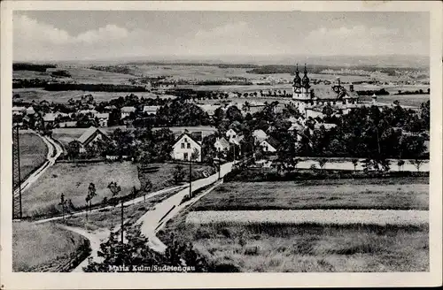 Ak Chlum Svaté Maří Maria Kulm Region Karlsbad, Gesamtansicht