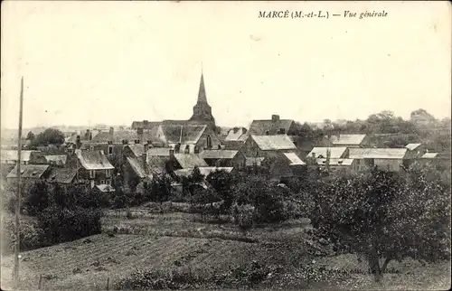 Ak Marcé Maine et Loire, Vue generale