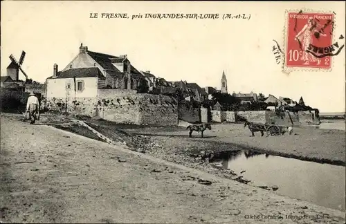 Ak Ingrandes sur Loire Maine-et-Loire, Le Fresne