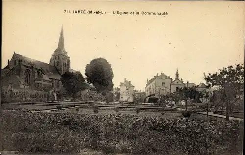 Ak Jarzé Maine et Loire, L'Eglise et la Communaute