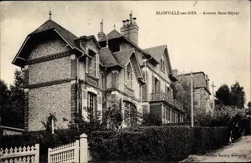 Ak Blonville sur Mer Calvados, Avenue Beau Sejour