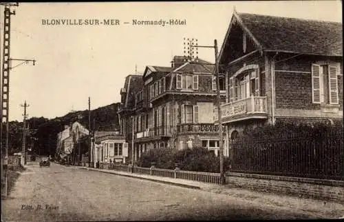 Ak Blonville sur Mer Calvados, Normandy Hotel