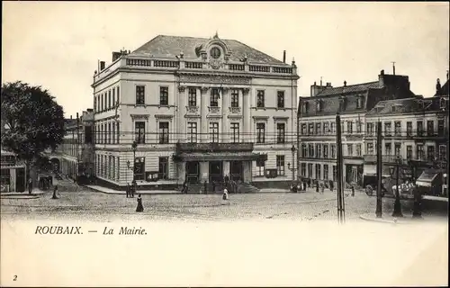 Ak Roubaix Nord, La Mairie