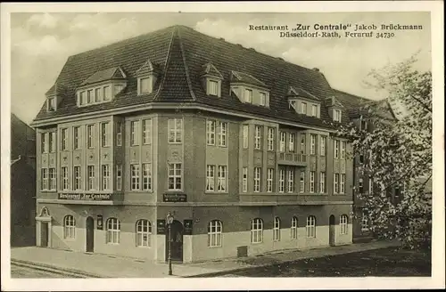 Ak Düsseldorf am Rhein, Restaurant zur Centrale