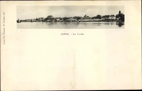 Ak Cosne Cours sur Loire Nièvre, la Loire