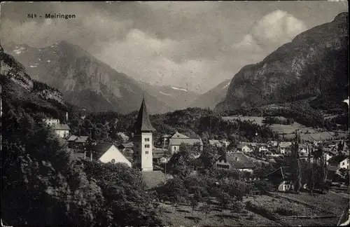 Ak Meiringen Kanton Bern Schweiz, Panorama