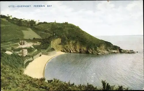 Ak Guernsey Kanalinseln, Fermain Bay
