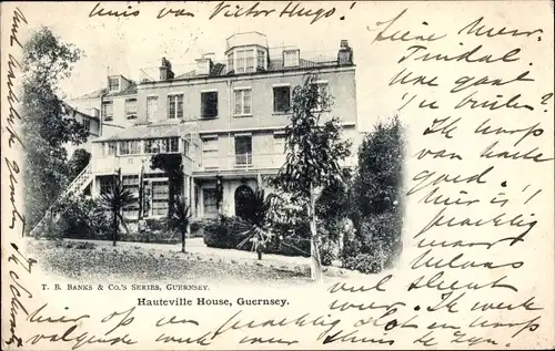 Ak Saint Peter Port Guernsey Kanalinseln, Hauteville House