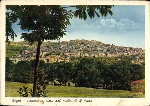 Ak Segni Lazio Italien, Panorama visto dal Colle di S. Cinto