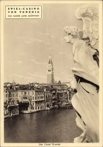 Ak Venezia Venedig Veneto, Der Canal Grande