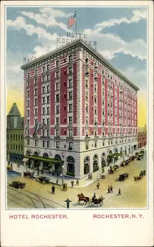Ak Rochester New York USA, Hotel Rochester