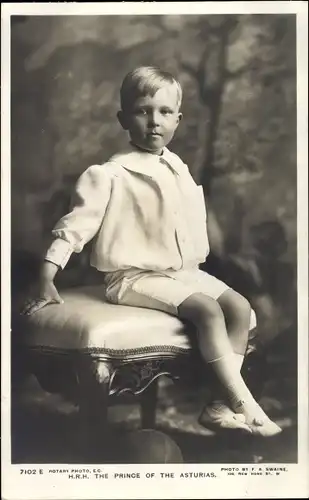 Ak Prinz Alfons von Asturien
