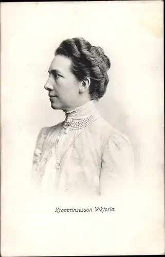 Ak Kronprinzessin Victoria von Schweden