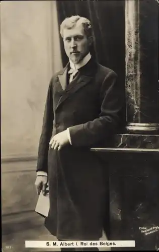 Ak Albert I., König von Belgien