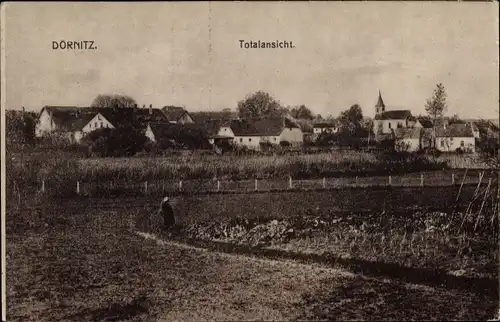 Ak Dörnitz Möckern im Jerichower Land, Totalansicht