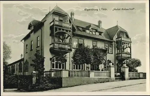 Ak Elgersburg in Thüringen, "Hotel Kaiserhof"