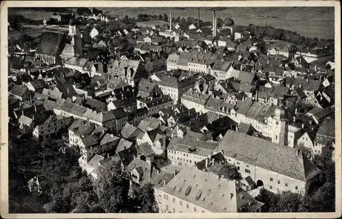 Ak Neustadt an der Orla, Fliegeraufnahme