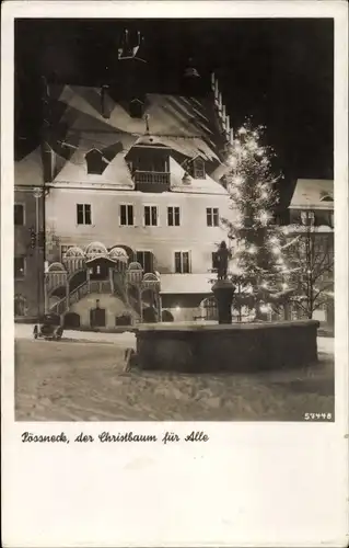 Ak Pößneck in Thüringen, der Christbaum für Alle