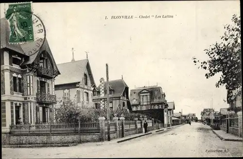 Ak Blonville sur Mer Calvados, Chalet Les Lutins