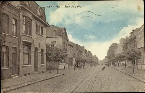 Ak Halluin Nord, Rue de Lille