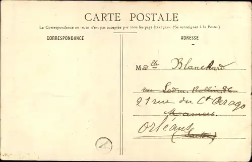 Ak Mamers Sarthe, Catastrophe du 7 juin 1904, Route coupée a Suré