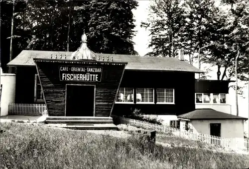 Ak Ostseebad Ückeritz auf Usedom, Fischerhütte