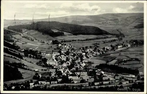 Ak Geising Altenberg im Erzgebirge, Gesamtansicht