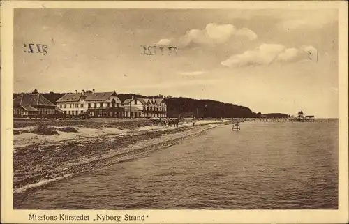 Ak Nyborg Dänemark, Missions Kürstedet Nyborg Strand