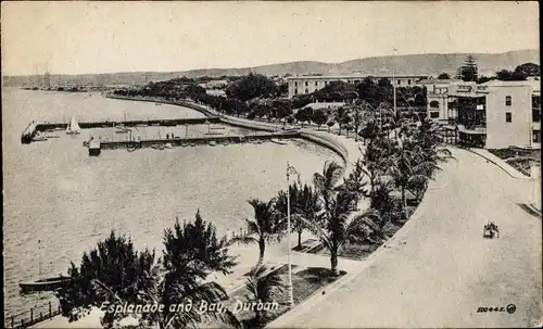 Ak Durban Südafrika, Esplanade and Bay