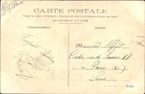 Ak Fontevrault Maine-et-Loire, Promenade