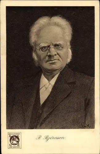 Künstler Ak Norwegischer Dichter und Politiker Bjørnstjerne Bjørnson, Portrait