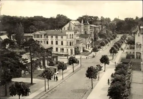 Ak Ostseebad Zinnowitz auf Usedom, Karl Marx Straße