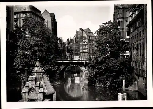 Ak Hamburg Mitte Altstadt, Ellerntorbrücke