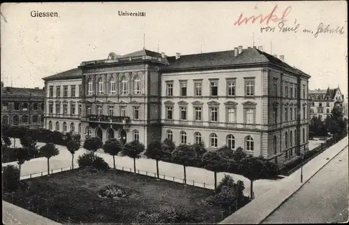 Ak Gießen an der Lahn Hessen, Universität