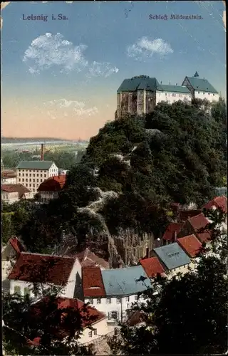 Ak Leisnig in Sachsen, Schloss Mildenstein