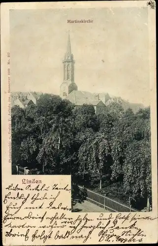 Ak Linden in Dithmarschen, Martinskirche