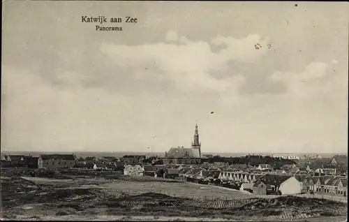 Ak Katwijk aan Zee Südholland Niederlande, Panorama