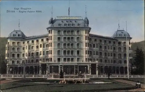 Ak Stresa Piemonte Italien, Regina Palace Hotel