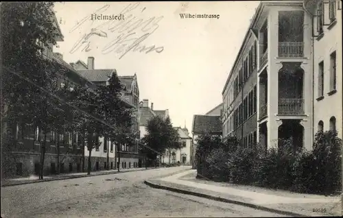Ak Helmstedt in Niedersachsen, Wilhelmstraße