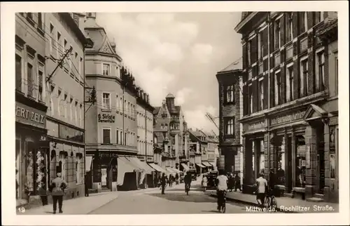 Ak Mittweida in Sachsen, Rochlitzer Straße