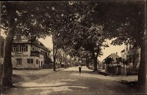 Ak Schwepnitz Sachsen, Königsbrücker Straße, Bäckerei Konditorei Café