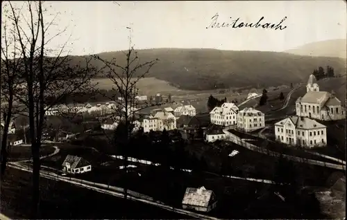 Foto Ak Breitenbach in Sachsen, Gesamtansicht