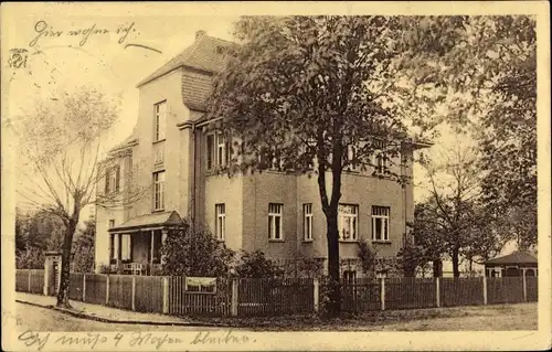 Ak Bad Lausick in Sachsen, Haus Fredi, Pension am Schwanenteich